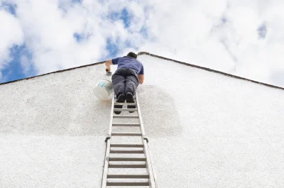 Peinture extérieure à la Caunette — façades et ravalement